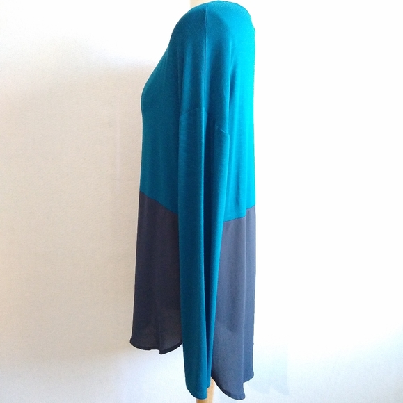 Anthropologie Meadow Rue Mela Colorblock Tunic Top - Picture 3 of 11